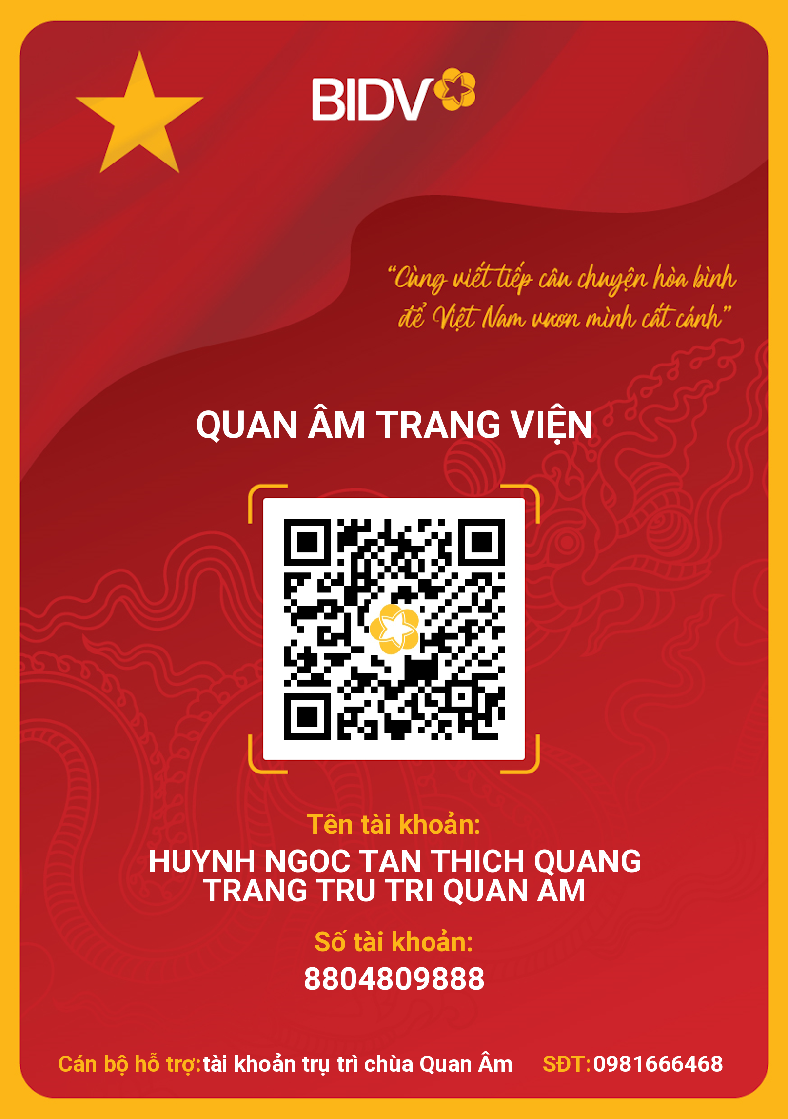 QR Code - Quỹ thiện nguyện Tập đoàn Quan Âm Trang Viện